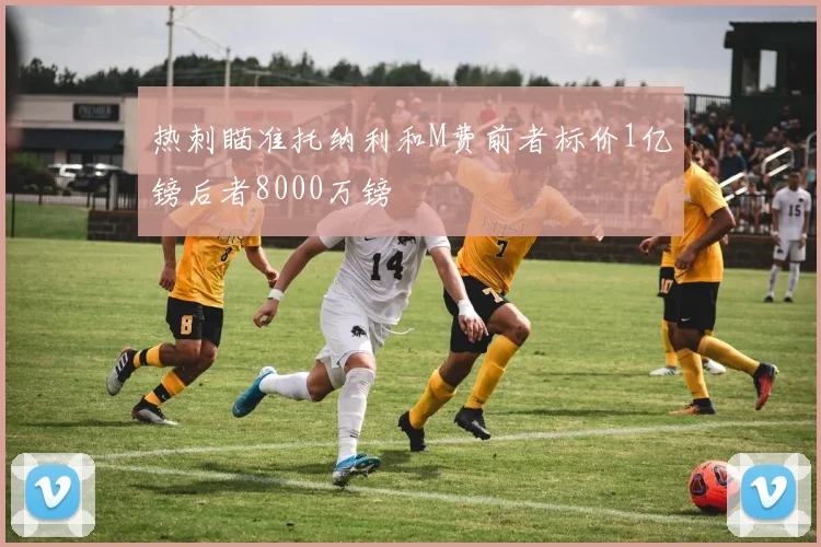 热刺瞄准托纳利和M费前者标价1亿镑后者8000万镑